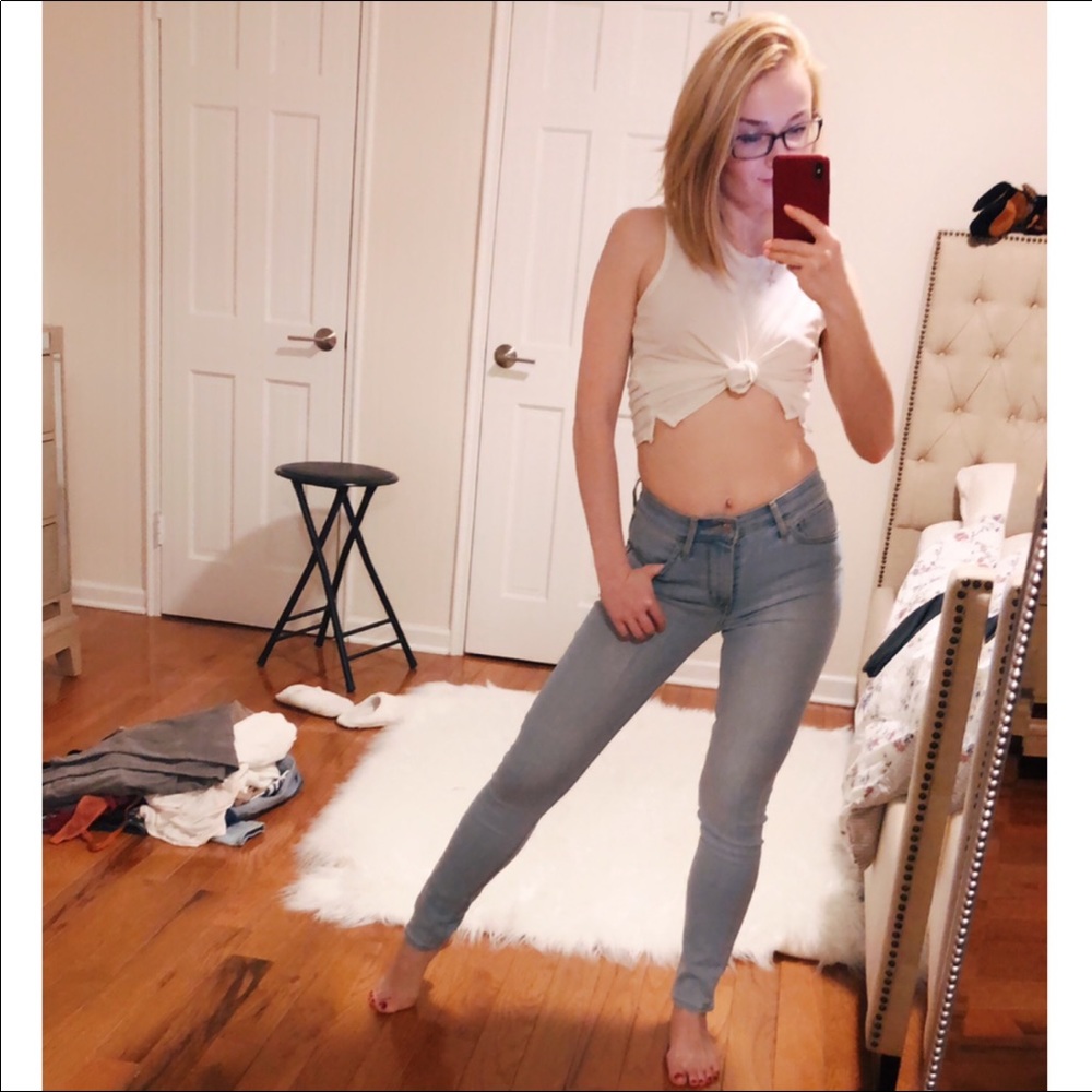 Jeans high rise skinny